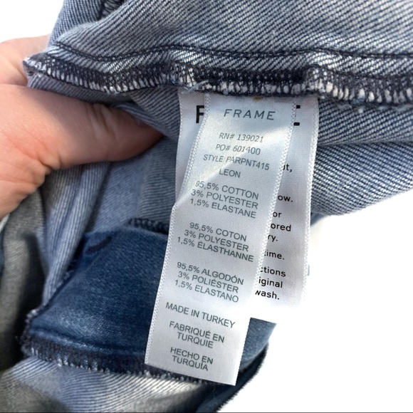 FRAME Denim Parisian Leon Straight Leg Jeans 30 - Picture 12 of 12